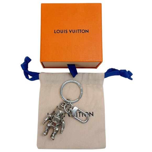 Louis Vuitton Silver Astronaut Key Chain / Bag Charm - Picture 1 of 4
